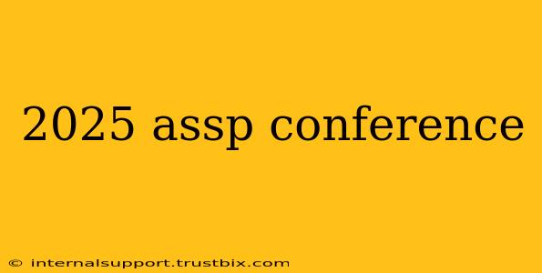 2025 assp conference