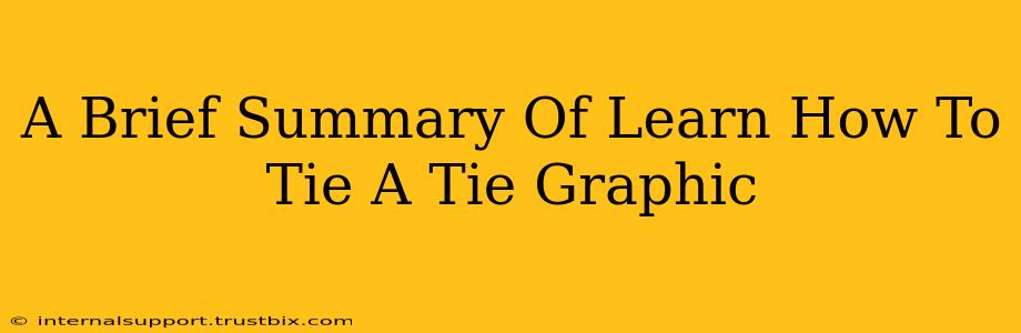 A Brief Summary Of Learn How To Tie A Tie Graphic