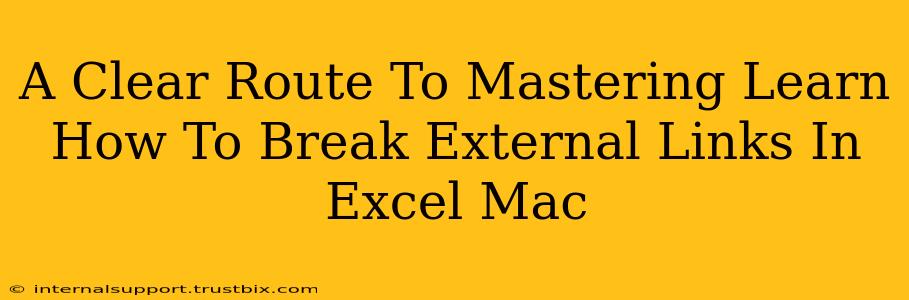 A Clear Route To Mastering Learn How To Break External Links In Excel Mac