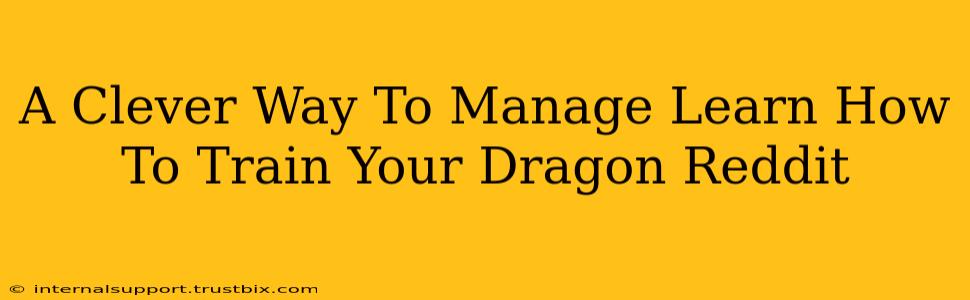 A Clever Way To Manage Learn How To Train Your Dragon Reddit