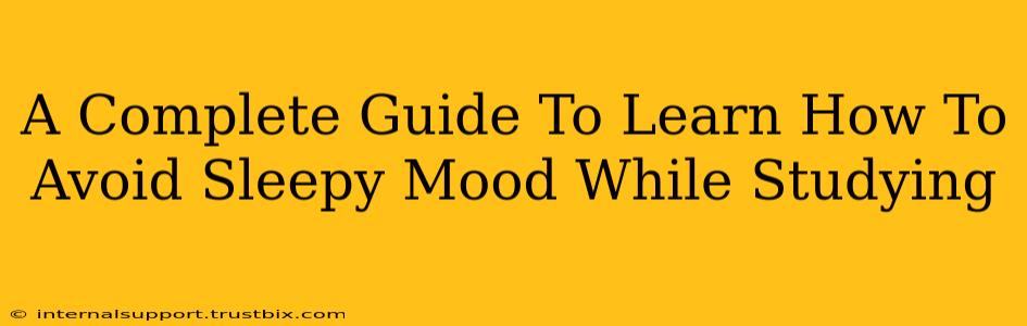 A Complete Guide To Learn How To Avoid Sleepy Mood While Studying