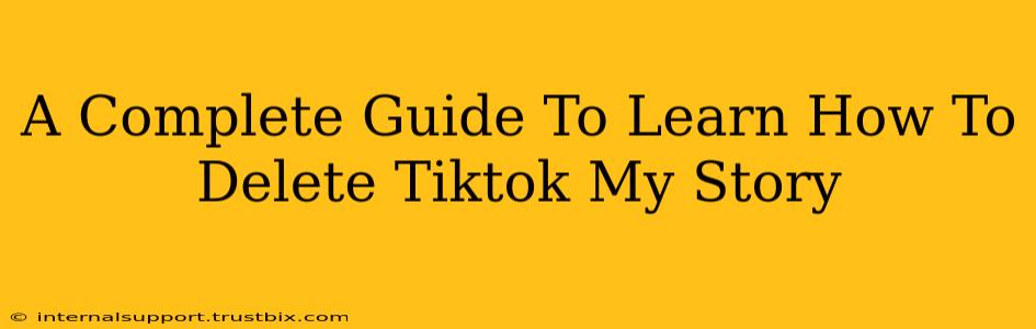 A Complete Guide To Learn How To Delete Tiktok My Story