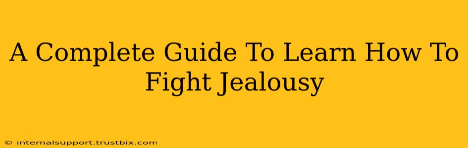 A Complete Guide To Learn How To Fight Jealousy