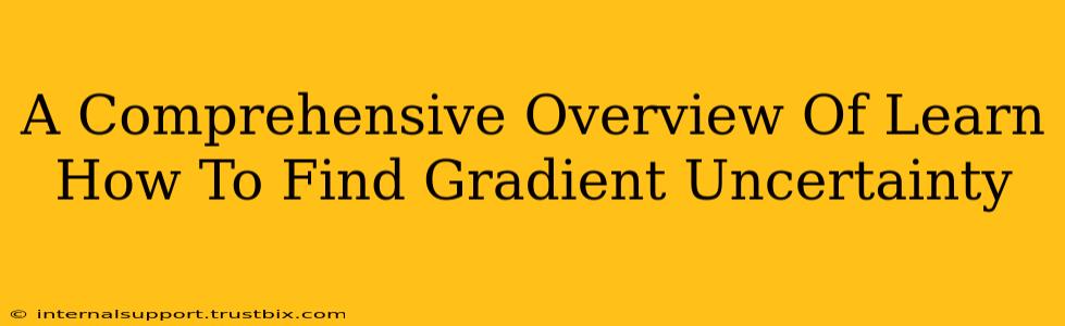 A Comprehensive Overview Of Learn How To Find Gradient Uncertainty