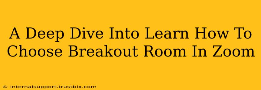 A Deep Dive Into Learn How To Choose Breakout Room In Zoom