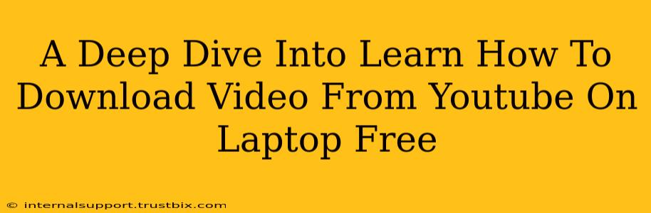 A Deep Dive Into Learn How To Download Video From Youtube On Laptop Free