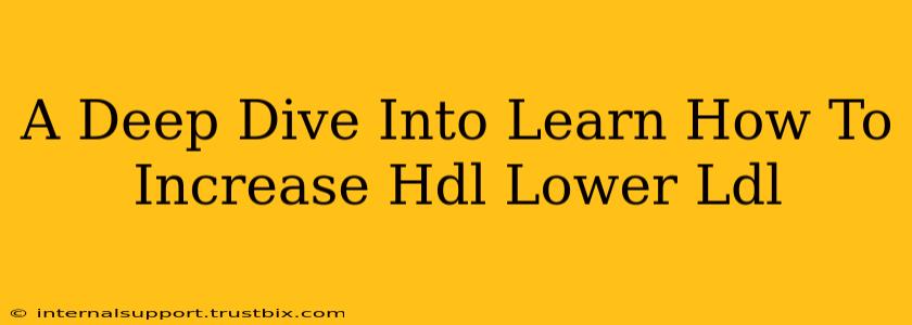 A Deep Dive Into Learn How To Increase Hdl Lower Ldl