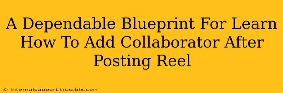 A Dependable Blueprint For Learn How To Add Collaborator After Posting Reel