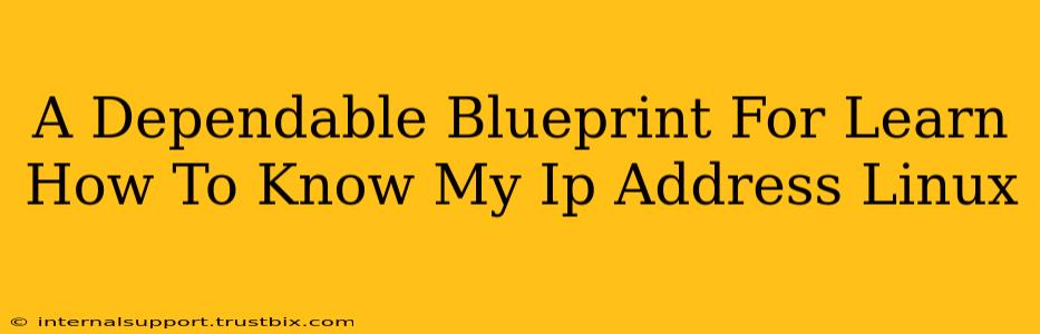 A Dependable Blueprint For Learn How To Know My Ip Address Linux