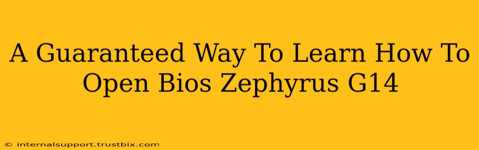 A Guaranteed Way To Learn How To Open Bios Zephyrus G14