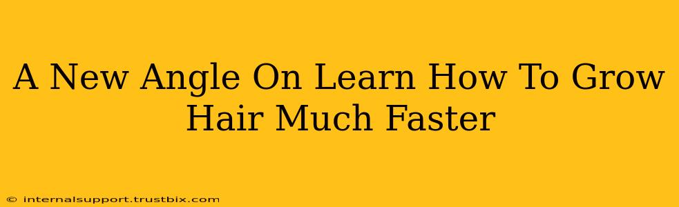 A New Angle On Learn How To Grow Hair Much Faster