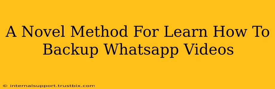 A Novel Method For Learn How To Backup Whatsapp Videos