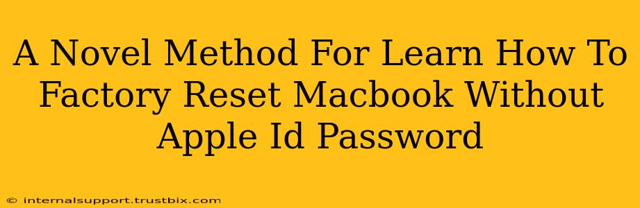 A Novel Method For Learn How To Factory Reset Macbook Without Apple Id Password