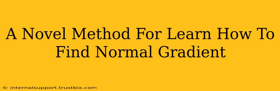 A Novel Method For Learn How To Find Normal Gradient