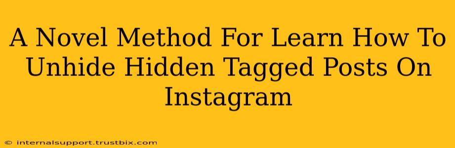 A Novel Method For Learn How To Unhide Hidden Tagged Posts On Instagram