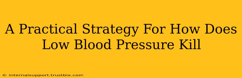 A Practical Strategy For How Does Low Blood Pressure Kill