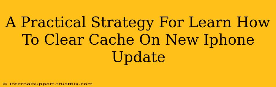 A Practical Strategy For Learn How To Clear Cache On New Iphone Update