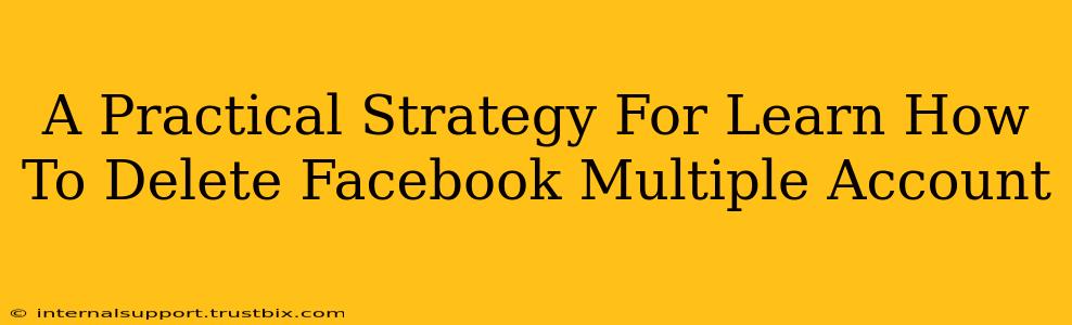 A Practical Strategy For Learn How To Delete Facebook Multiple Account