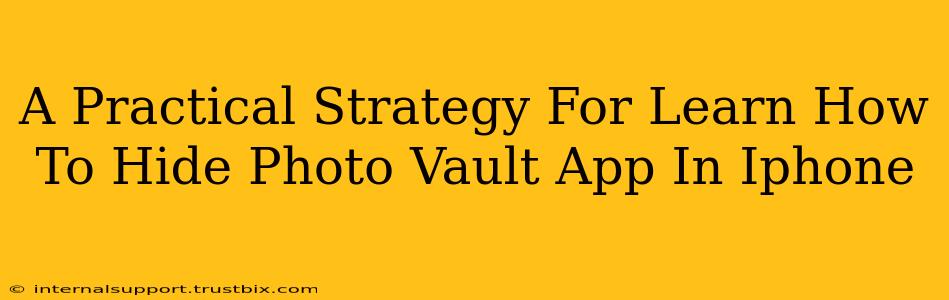 A Practical Strategy For Learn How To Hide Photo Vault App In Iphone