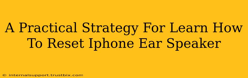 A Practical Strategy For Learn How To Reset Iphone Ear Speaker