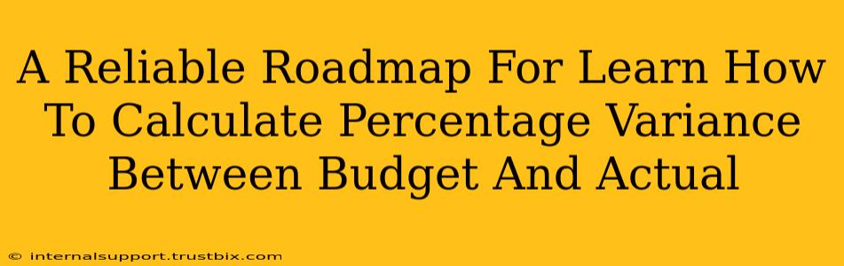 A Reliable Roadmap For Learn How To Calculate Percentage Variance Between Budget And Actual