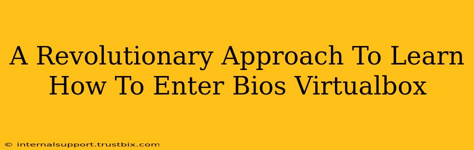 A Revolutionary Approach To Learn How To Enter Bios Virtualbox