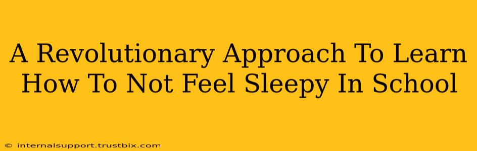 A Revolutionary Approach To Learn How To Not Feel Sleepy In School