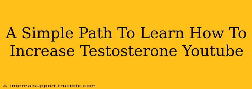 A Simple Path To Learn How To Increase Testosterone Youtube