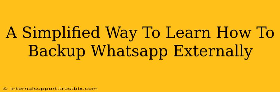 A Simplified Way To Learn How To Backup Whatsapp Externally