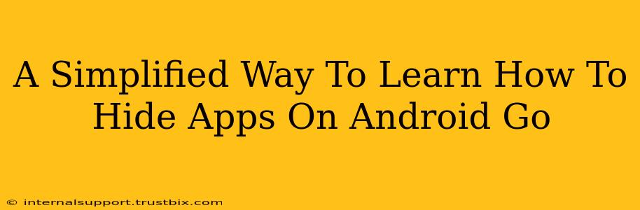 A Simplified Way To Learn How To Hide Apps On Android Go