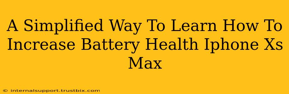 A Simplified Way To Learn How To Increase Battery Health Iphone Xs Max