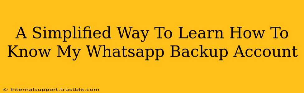 A Simplified Way To Learn How To Know My Whatsapp Backup Account