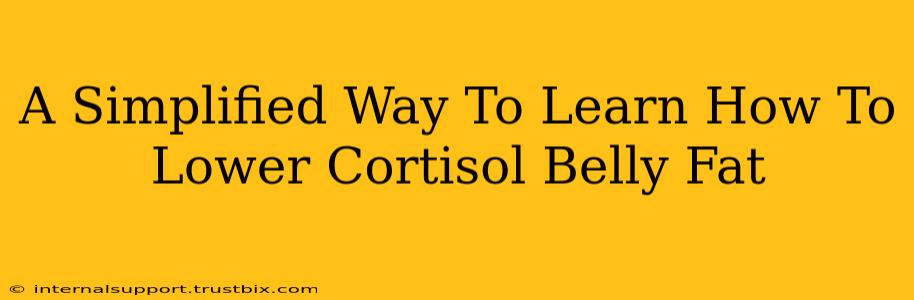 A Simplified Way To Learn How To Lower Cortisol Belly Fat