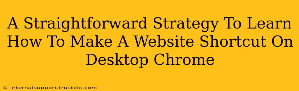 A Straightforward Strategy To Learn How To Make A Website Shortcut On Desktop Chrome