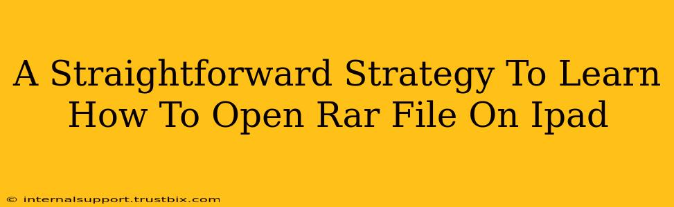 A Straightforward Strategy To Learn How To Open Rar File On Ipad