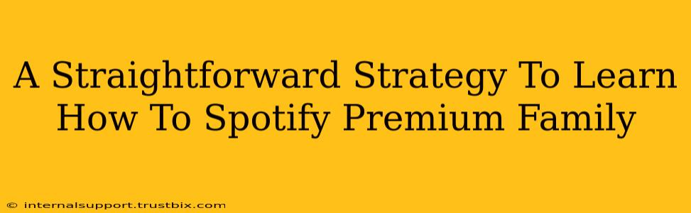 A Straightforward Strategy To Learn How To Spotify Premium Family