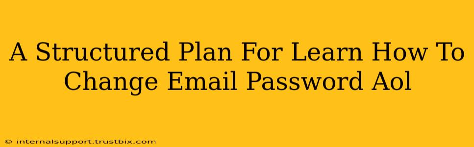 A Structured Plan For Learn How To Change Email Password Aol