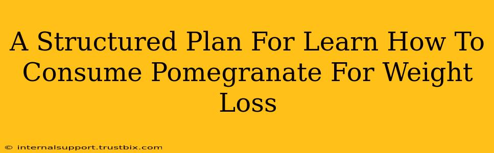 A Structured Plan For Learn How To Consume Pomegranate For Weight Loss