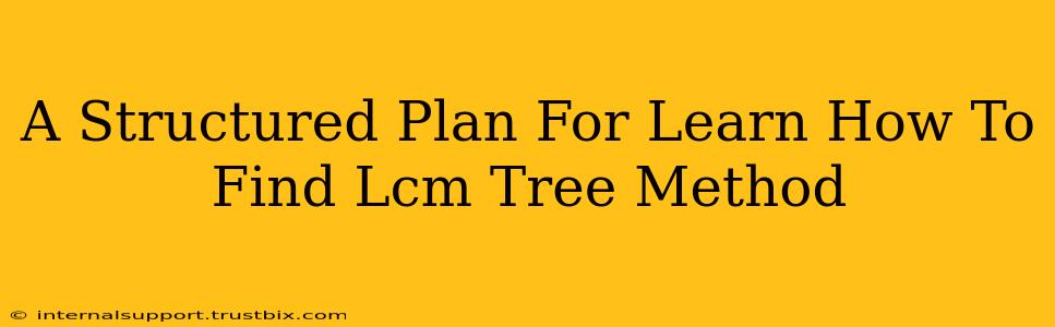 A Structured Plan For Learn How To Find Lcm Tree Method