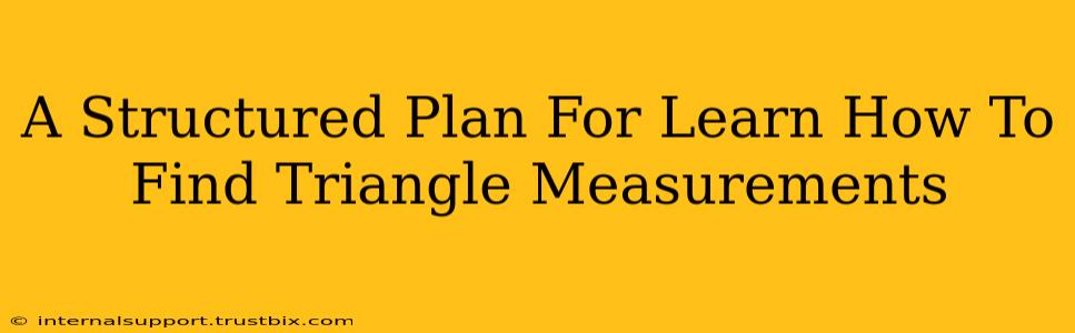 A Structured Plan For Learn How To Find Triangle Measurements