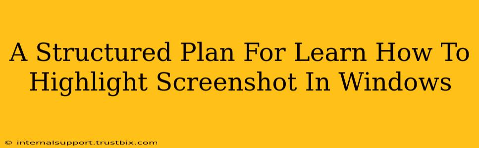 A Structured Plan For Learn How To Highlight Screenshot In Windows