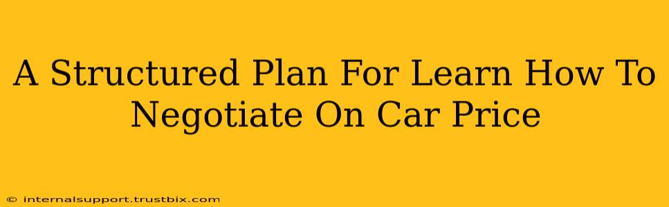 A Structured Plan For Learn How To Negotiate On Car Price