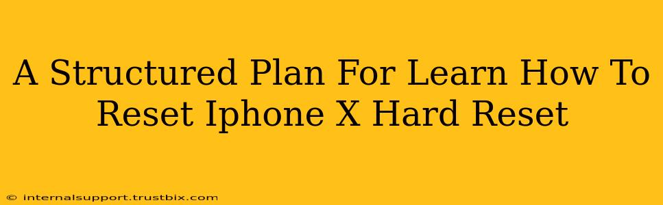 A Structured Plan For Learn How To Reset Iphone X Hard Reset