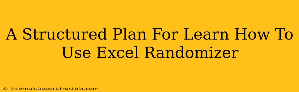 A Structured Plan For Learn How To Use Excel Randomizer