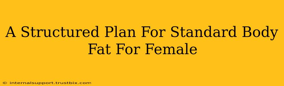 A Structured Plan For Standard Body Fat For Female