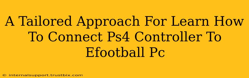 A Tailored Approach For Learn How To Connect Ps4 Controller To Efootball Pc