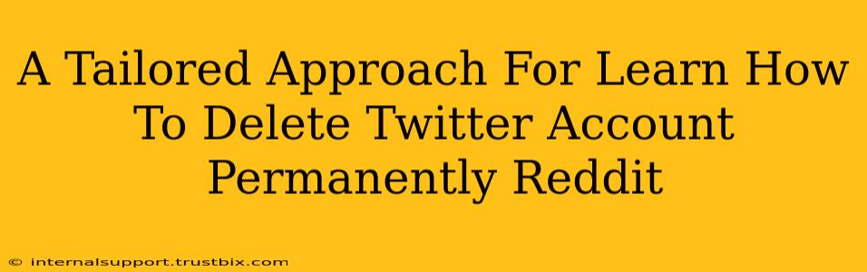 A Tailored Approach For Learn How To Delete Twitter Account Permanently Reddit