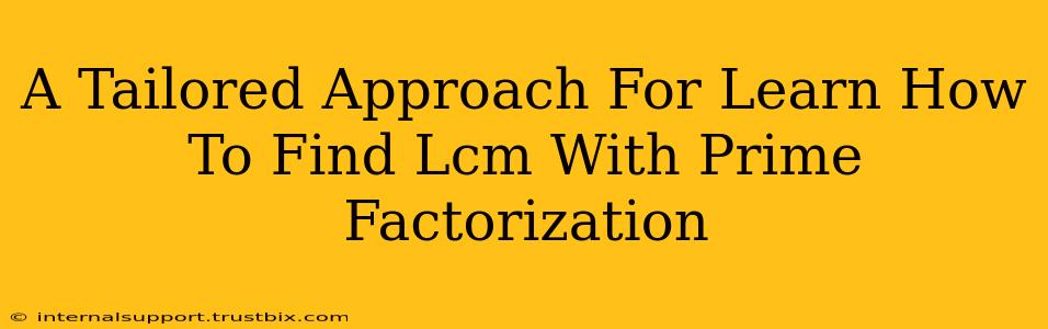 A Tailored Approach For Learn How To Find Lcm With Prime Factorization