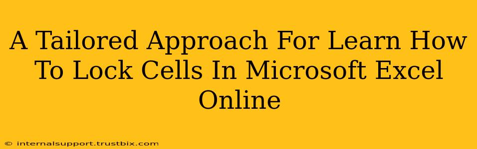 A Tailored Approach For Learn How To Lock Cells In Microsoft Excel Online