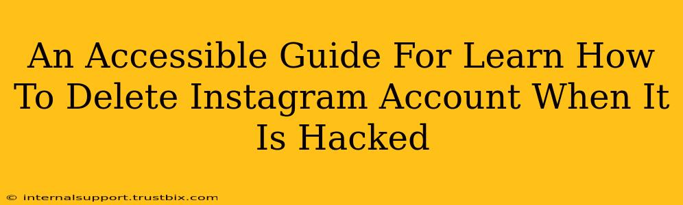 An Accessible Guide For Learn How To Delete Instagram Account When It Is Hacked